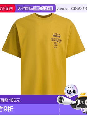 1h可退 香港直邮CARHARTT WIP 男士 黄色棉质T恤 I03523030AXX03Y