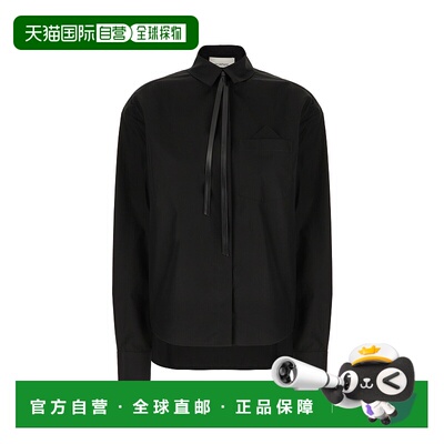 1h可退 香港直邮Sportmax 斯宝麦斯 女士 黑色羊毛衬衫 MAPPA004