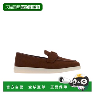 1D222N037FB025女鞋 圆头乐福鞋 一脚蹬 香港直邮Prada 1h可退