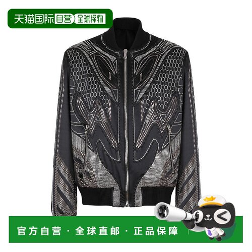 香港直邮Balmain 铆钉装饰休闲夹克 YH0TF000PB38