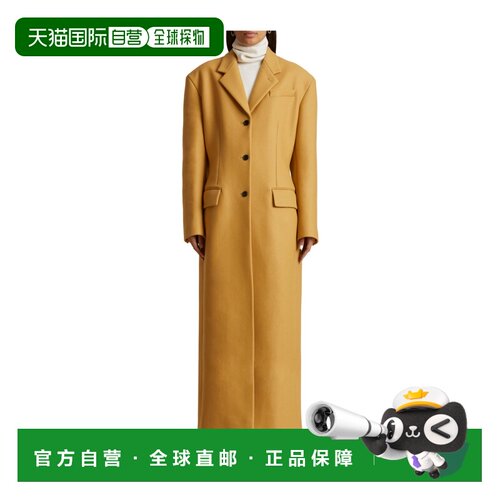 1h可退 香港直邮KHAITE 女士外套 7087545910 SS2023 棕色 长款大