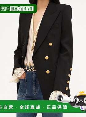 香港直邮Chloe 双排扣羊毛西装外套 CH24WVE05139