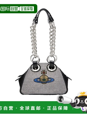 1h可退 香港直邮Vivienne Westwood 双链条单肩包 4602000RWPT000