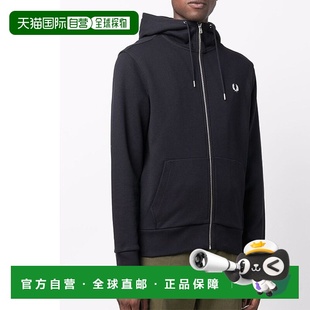 J7536 logo刺绣连帽衫 香港直邮Fred Perry