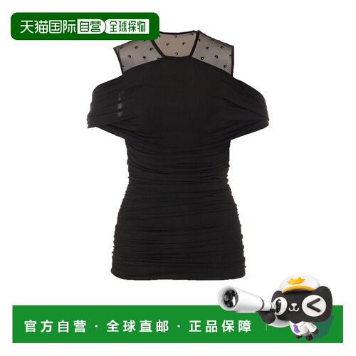 1h可退 香港直邮MARINE SERRE 女士连衣裙 WTO468ACJER0022BK99 S
