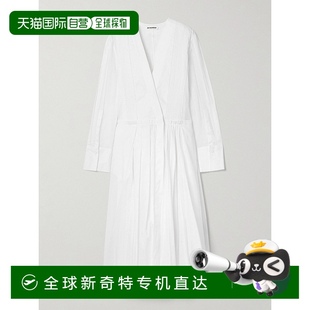 Sander 桑达 香港直邮Jil 吉尔 J01CT0207泡泡纱 女士 中长连衣裙