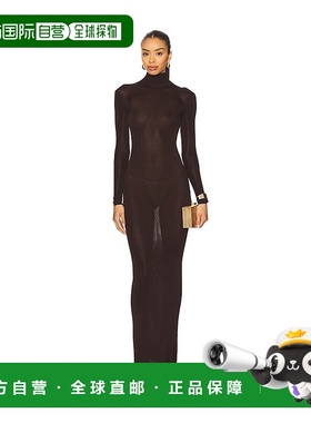 1h可退 香港直邮Self-Portrait 女士 针织长款连衣裙 SS25945XBR