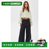 海洋 料长裤 女士 香港直邮SEA Willow 皱纹西装 black黑色 舒适时