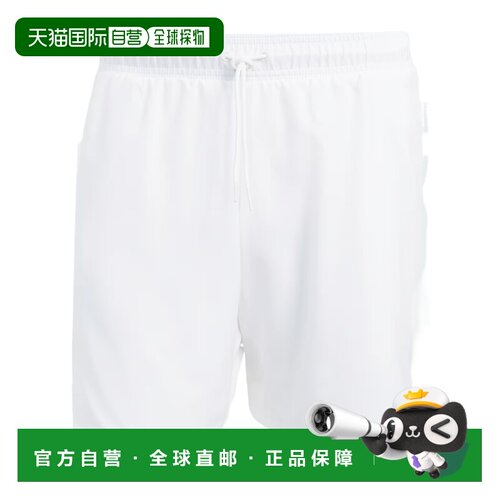 1h可退 香港直邮ADIDAS 男士运动裤 JD8635 AW2025 白色 抽绳短裤
