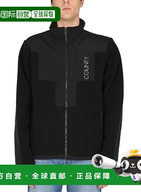 香港直邮Marcelo Burlon 马克 布隆 男士 立领饰运动卫衣 CMEA170