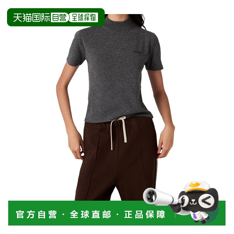 1h可退 香港直邮MIU MIU 女士针织衫 MMR45118A9SOOOF0480 CO 灰