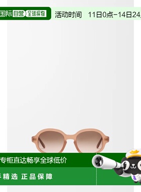 自营欧洲直邮LOEWE罗意威 Delta Slim男女同款棕色醋酸酯太阳镜