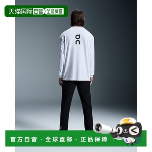 自营欧洲直邮On昂跑Club系列男士 T恤 白色有机棉长袖