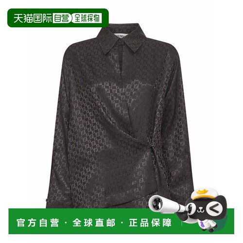 1h可退 欧洲直邮FENDI 女士衬衫 FS8287AUQGF1T6H SS2026 棕色