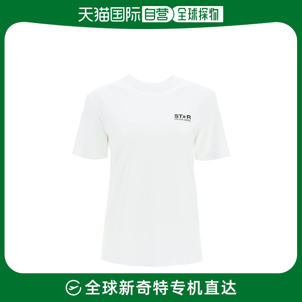 香港直邮GOLDEN GOOSE 女士goose 'star' 金色T恤