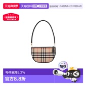 经典 自营欧洲直邮Burberry博柏利 Olympia 腋下包半月包新年礼物