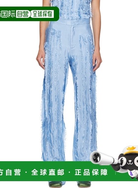 1h可退 香港直邮Edward Cuming 女士 蓝色 Scratch The Itch 长裤