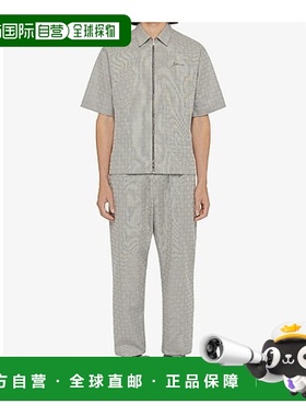 香港直邮Givenchy 72 号字母提花拉链衬衫 BM612T15U8纪梵希