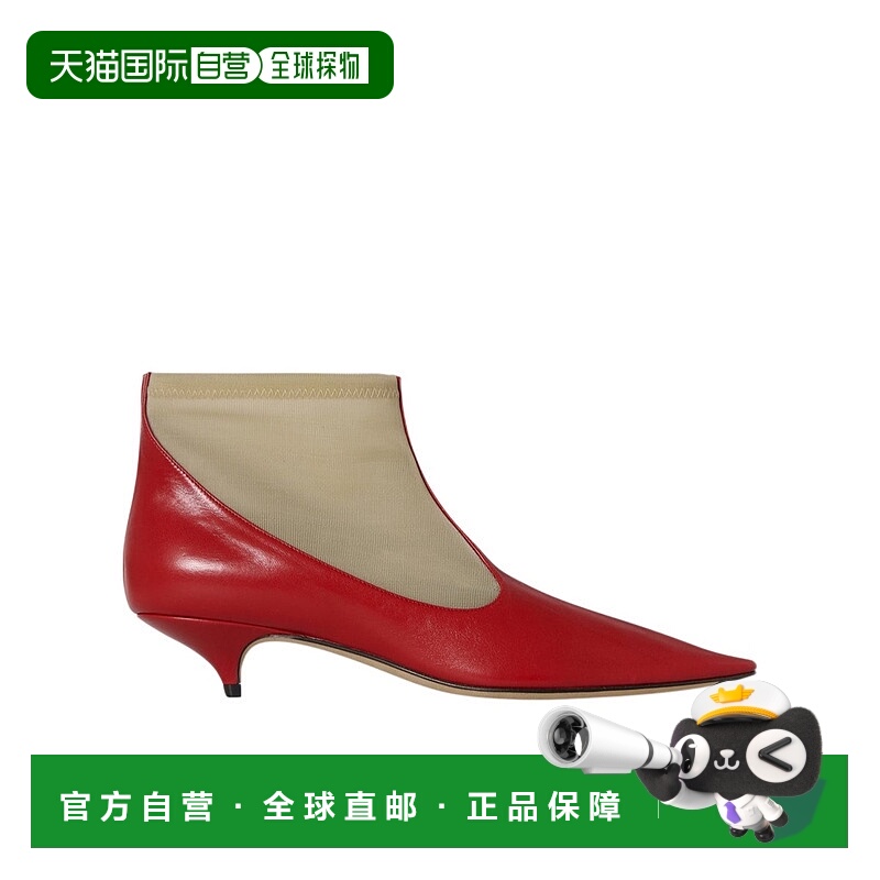 香港直邮The Row 尖头短筒靴 F1581SL1W20SCR皮革