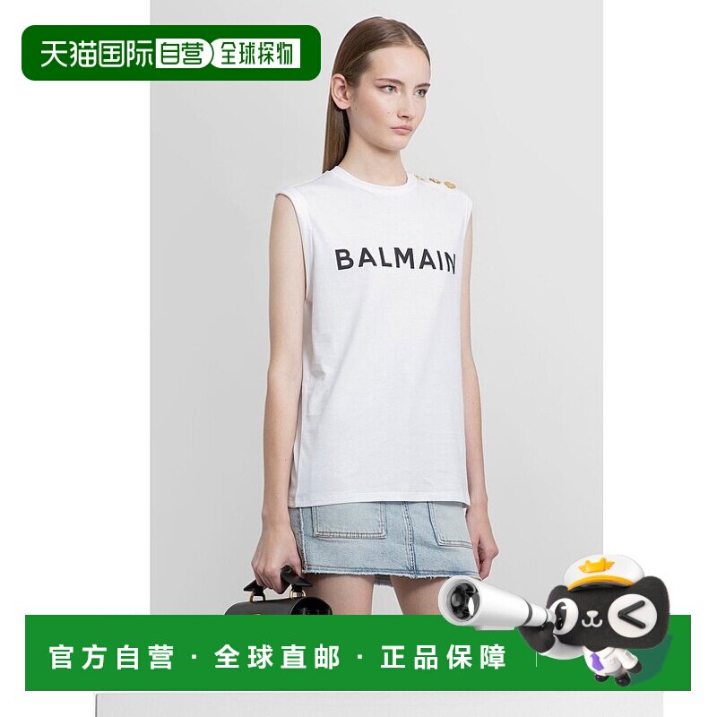 香港直邮Balmain 圆领T恤 AF1ED000BB02