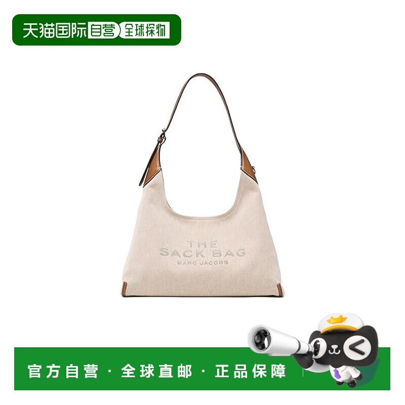 美国直邮Marc Jacobs 马克 雅可布 女士 帆布皮革束带麻袋包包
