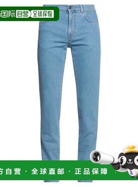 香港直邮Moschino 莫斯奇诺 男士 直筒裤 blue蓝色 舒适时尚