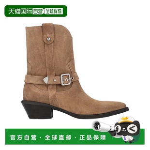 香港直邮Pinko SD0243P002 粗跟短筒靴