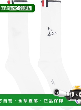 1h可退 香港直邮Thom Browne 汤姆 布朗 男士 白色 Geese Icon 中