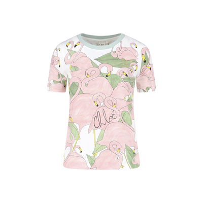 1h可退 香港直邮Chloe 蔻依 女士 Chloe and Polos T恤多色上衣 2