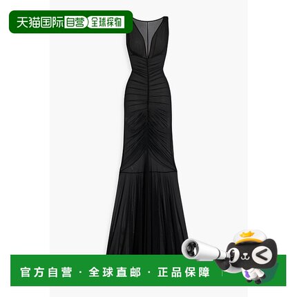 1h可退 香港直邮NORMA KAMALI 诺玛 卡玛丽 女士 Tara 褶皱弹性网