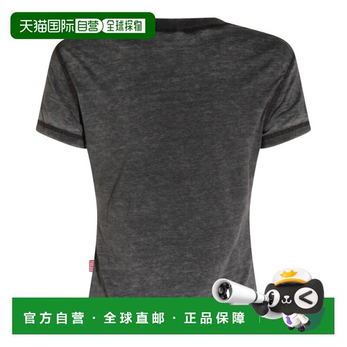 香港直邮DIESEL 女士T恤 A232400PLBQ97W AW2026 黑色