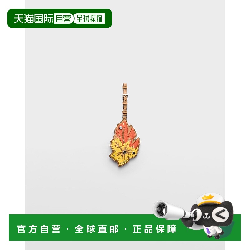 自营欧洲直邮Prada普拉达 Saffiano男士自然色小牛皮字母标识姓名