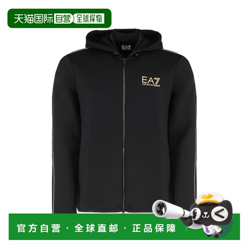 1h可退 香港直邮EA7 男士卫衣 7M000671AF14146UC001 AW2025 黑色