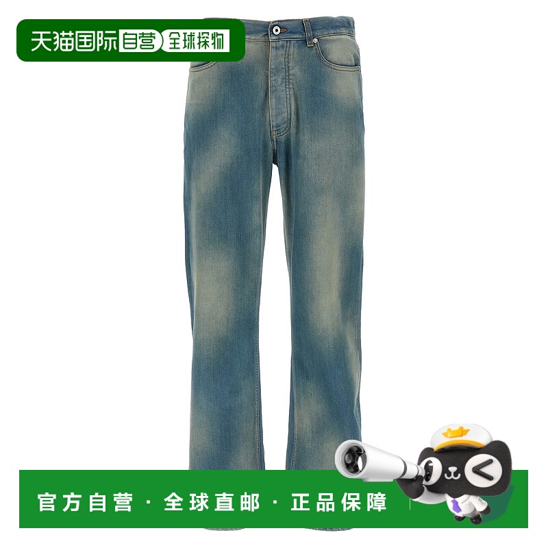 香港直邮off-white 男士 'Diag Patch' 原版牛仔裤 OMYA18WF25DEN