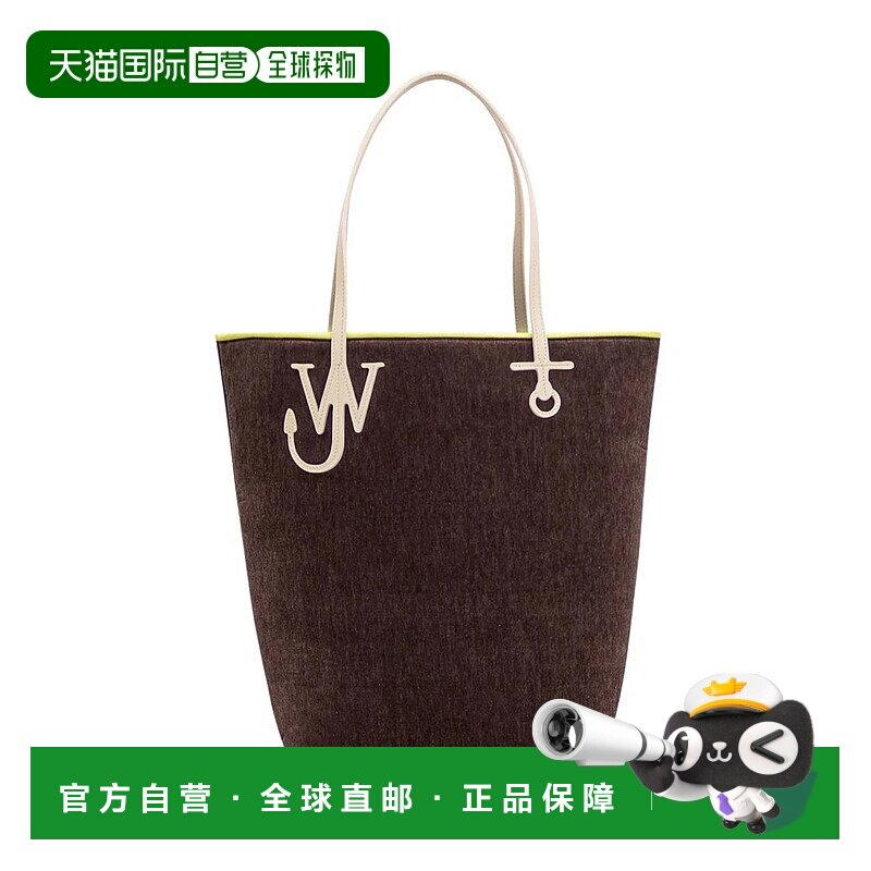 1h可退 欧洲直邮J.W. ANDERSON 女士织布手提包标志船锚logo装饰