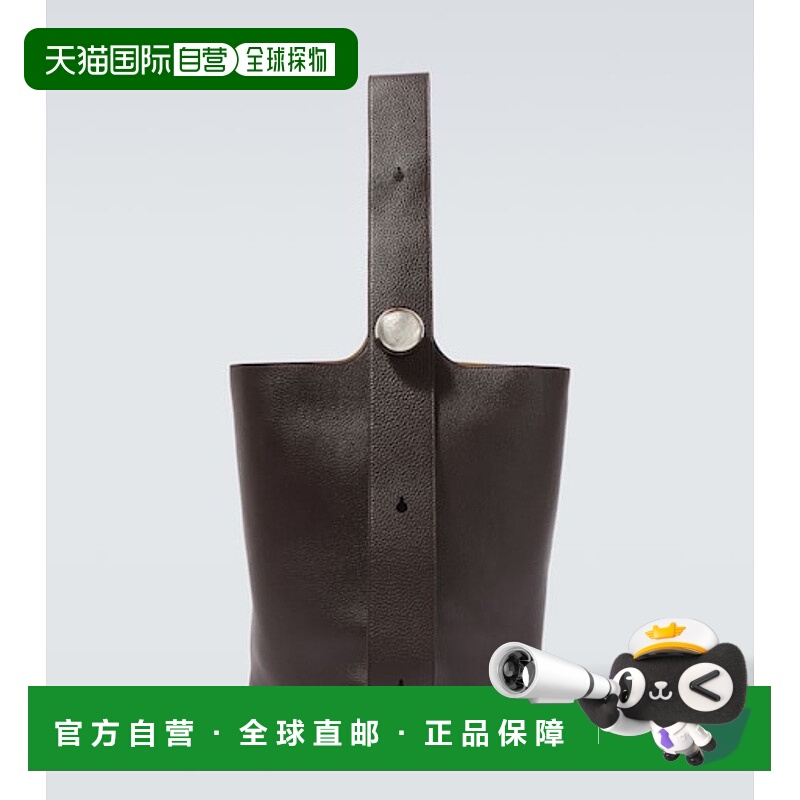 1h可退 香港直邮LOEWE 罗意威 男士 卵石花纹大号皮革水桶包