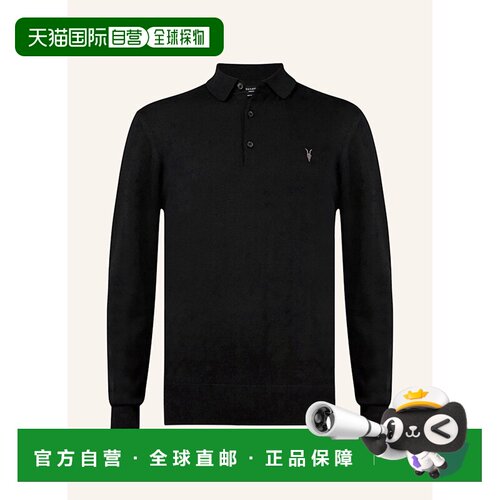 1h可退 香港直邮ALL SAINTS 男士T恤 100169995113000 CO 黑色 Kn