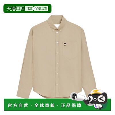 1h可退 香港直邮Ami Paris 长袖衬衫 HSH822CO0210.