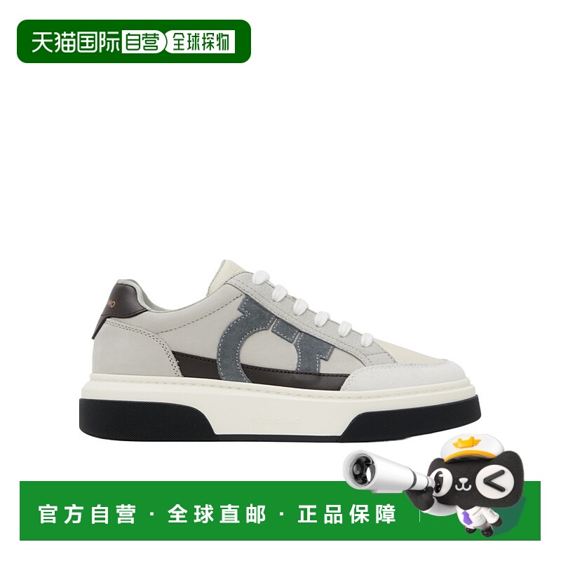 香港直邮Salvatore Ferragamo 压纹徽标低帮板鞋 769375菲拉格慕