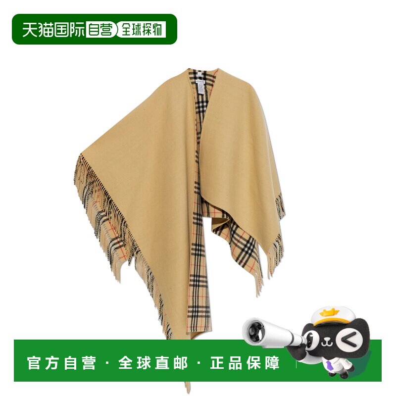 香港直邮BURBERRY 女士披肩 8126975B9719SAND AW2026 花色