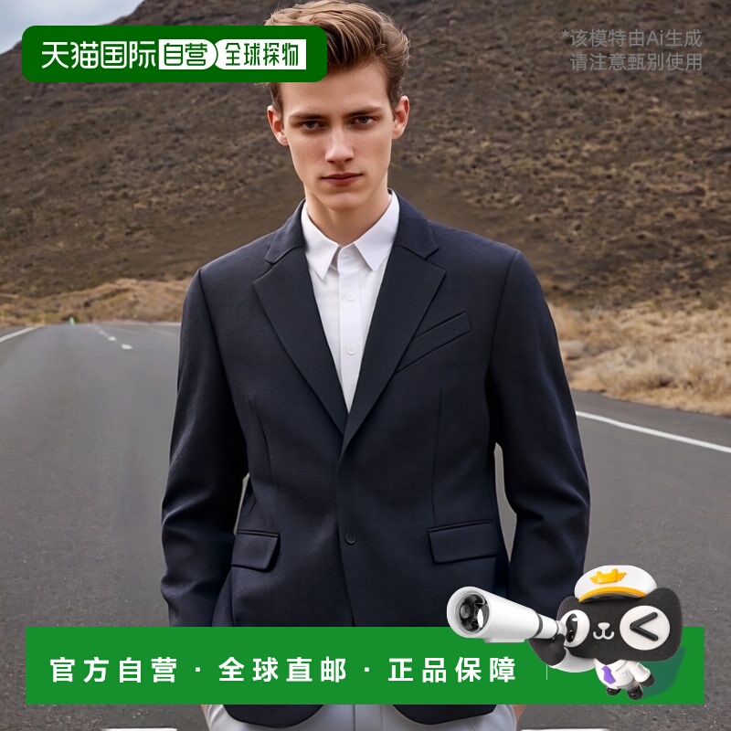 香港直邮Givenchy 单排扣初剪羊毛西装外套 BM30GV15R1纪梵希