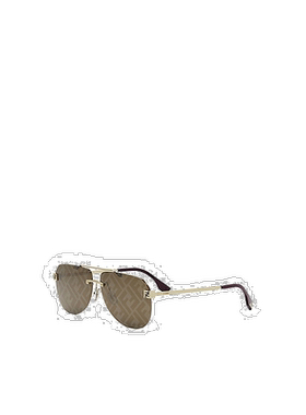 香港直邮Fendi logo标识太阳镜 FE40115U