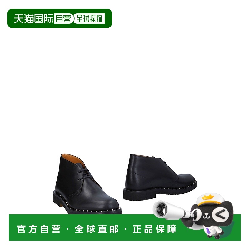 1h可退 香港直邮Valentino 华伦天奴 男士 脚踝靴 black黑色 舒适