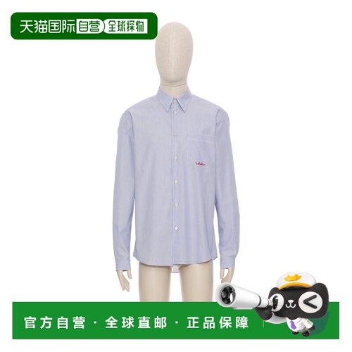1h可退 香港直邮VALENTINO 男士衬衫 VABS77B2Q129 AW2025 灰色