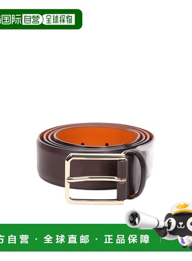 香港直邮Santoni 徽标腰带 CM35VS003B91HOBRT53