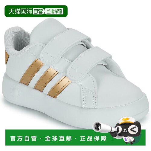 欧洲直邮adidas 女孩鞋 低帮板鞋 白色 冬天 GRAND COURT 2.0 CF