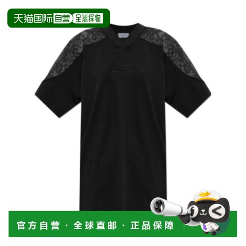香港直邮OFF-WHITE 女士T恤 2FU00648TW009 AW2026 黑色 短袖T恤
