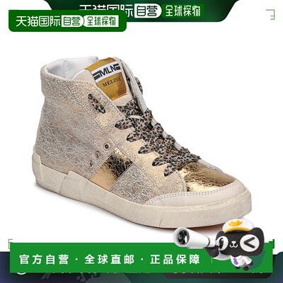 欧洲直邮Meline  NK1384 女士鞋子高帮板鞋 NK1384-VAR-E2187