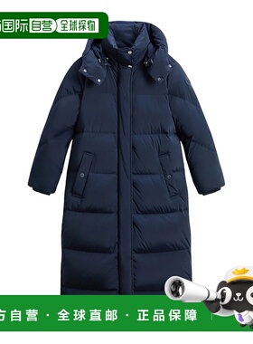 香港直邮Woolrich Aurora 弹力尼龙长款派克羽绒服 CFWWOU0698FRU