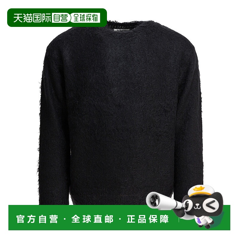 香港直邮AURALEE 男士 针织衫 A25AP02KMINKBLACK毛衣